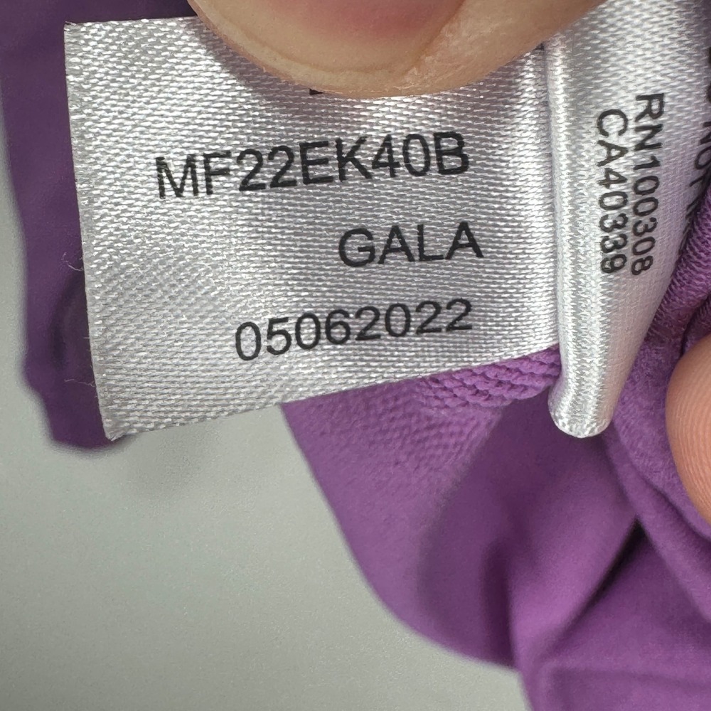 St. Ives Peter Millar Melange Performance Quarter Zip Pullover Men Medium Purple - Picture 9 of 10